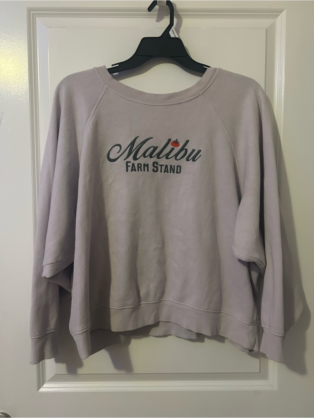 Old Navy Light Lavender Malibu Farm Stand Sweatshirt